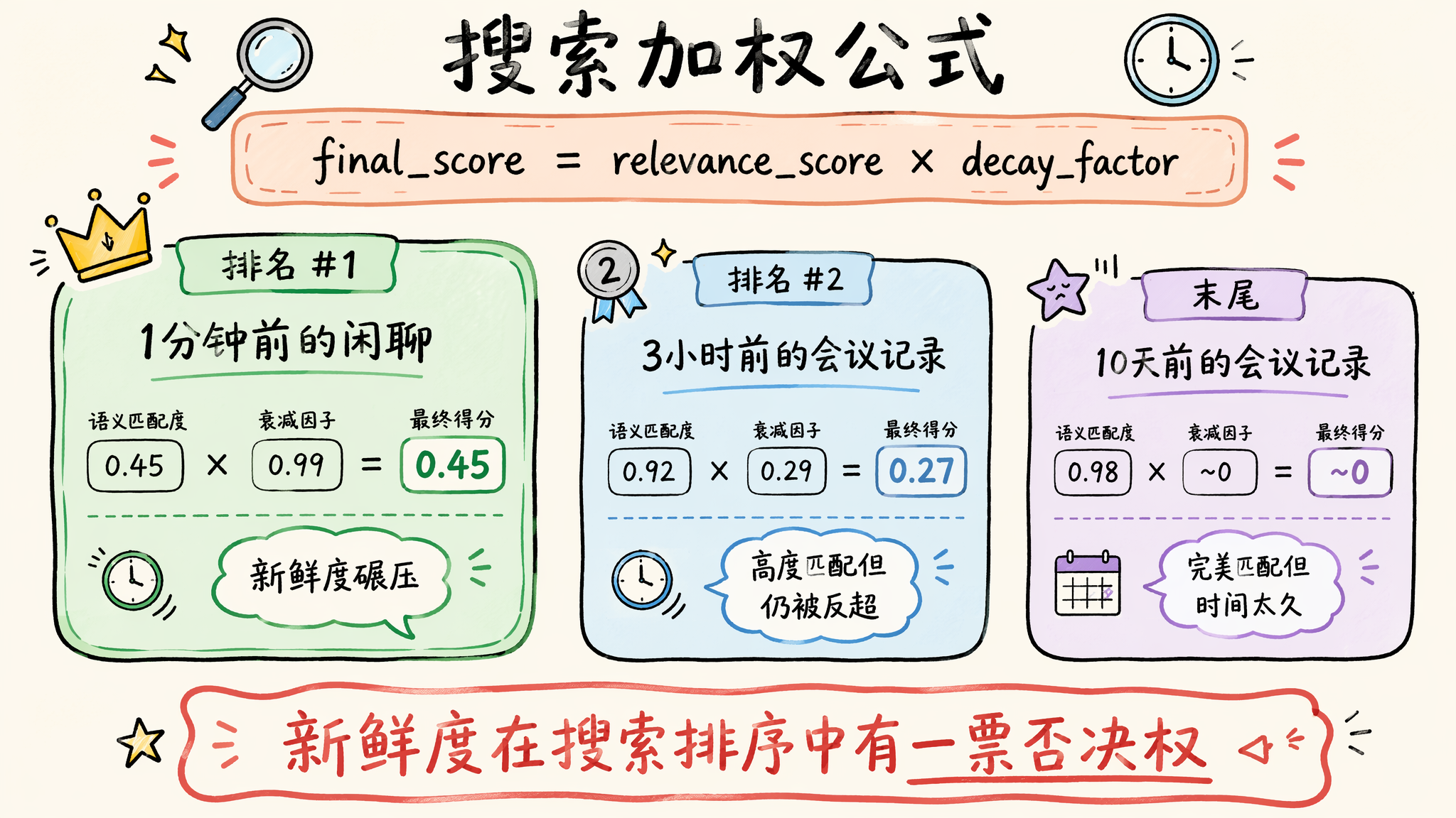 PowerMem 检索结果排序加权公式