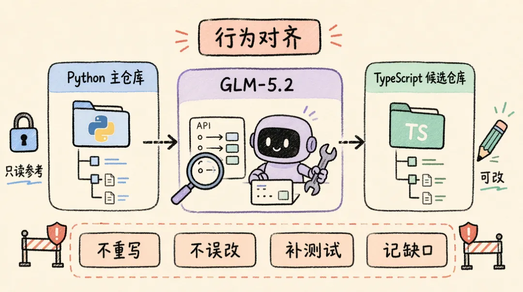 Python 与 TypeScript SDK 对齐边界示意