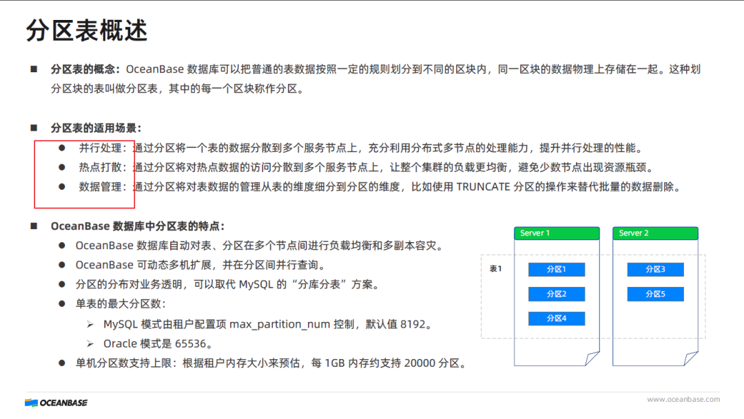 分区表使用规则的教程答案解析