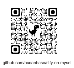 dify-on-mysql 项目地址二维码