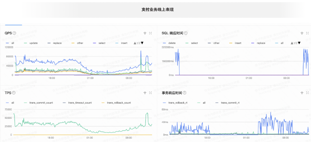 支付业务线上表现