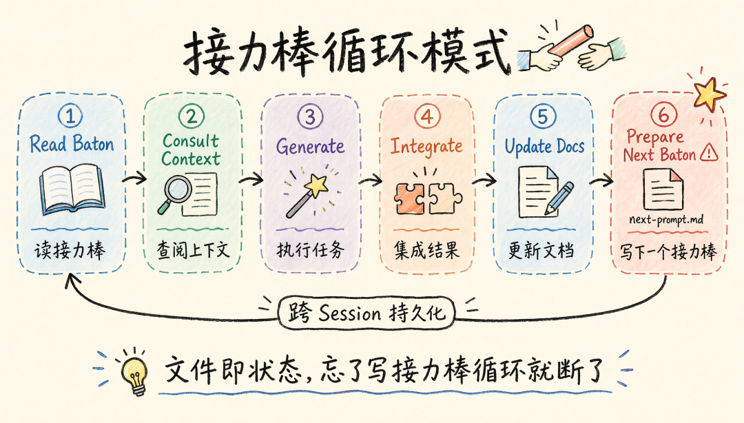 接力棒循环模式